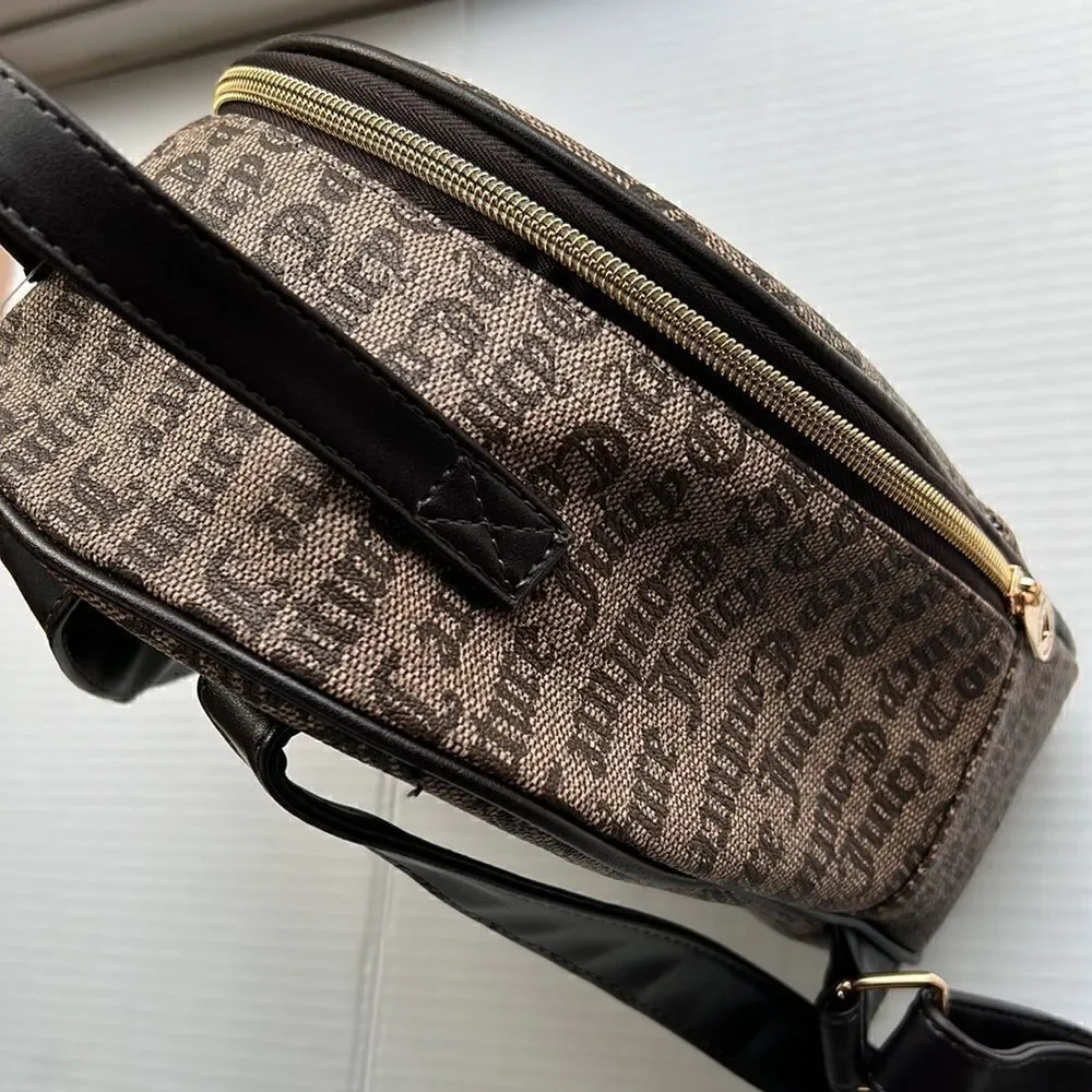 Juicy Couture Glam Backpack & Wallet in Brown